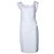 Vestido drapeado blanco Diane Von Furstenberg
