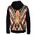 Balmain Kapuzenjacke mit grafischem Druck Schwarz - Ansicht 2