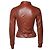 Blumarine Leder Bikerjacke Braun - Ansicht 4