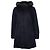 Parka con capucha de piel Woolrich en negro