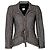 Giacca in tweed nera e dorata Chanel Nero