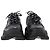 Sneakers Balenciaga Triple S in poliestere nero - vista 3