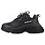 Sneakers Balenciaga Triple S in poliestere nero - vista 5