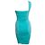 Vestido asimétrico turquesa Blumarine Verde - vista 2