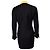 Maxi blazer Gianni Versace Couture com colar amarelo Preto - vista 2