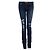 Jeans azul rasgado J Brand
