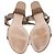 Stuart Weitzman Ankle Strap Block-Heel Sandals in Metallic Gold Leather Golden - view 7