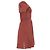 Abito Off-Shoulder Lottie in Viscosa Borgogna di Sandro Rosso Bordò - vista 3