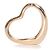 Tiffany & Co Pendente grande Open Heart Elsa Peretti di Tiffany D'oro Metallico