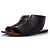 Céline Sandali neri in pelle con zip Celine Nero