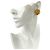Boucles d'oreilles Chanel Mademoiselle Doré Métallisé - vue 2
