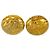 Boucles d'oreilles Chanel Mademoiselle Doré Métallisé - vue 4