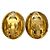 Boucles d'oreilles Chanel Mademoiselle Doré Métallisé - vue 5