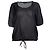 Top trasparente nero a righe Isabel Marant Étoile