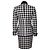 Cappotto e gonna a quadri militari Gianni Versace Couture Nero - vista 2