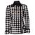 Cappotto e gonna a quadri militari Gianni Versace Couture Nero - vista 5