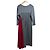 Autre Marque Vestido de Docking con Bustier de Pliegues de Panel ELENDEEK Castaño Roja - vista 3