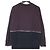 Autre Marque 2-Wege Kleid Cedric Charlier Lila Marineblau - Ansicht 4