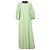 Autre Marque STYLEMIXER Langarm-Flare-Kleid Grün Hellgrün