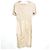 Vestido de Lino 100% Max Mara Drape Beige - vista 4