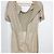 Vestido de Lino 100% Max Mara Drape Beige - vista 6