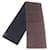 Sciarpa reversibile in seta 100% Hermès Marrone Nero - vista 4