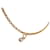 Bracelet charm Hermès Ex Libris PM en or rose 18K avec diamants  - vue 4