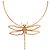 Collana Libellula Herbarium di Christian Dior D'oro