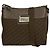 Borsa a spalla Trotter in tela Christian Dior Marrone