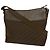 Borsa a spalla Trotter in tela Christian Dior Marrone - vista 2