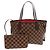 Bolso tote Louis Vuitton Neverfull PM Damier Brown Castaño
