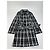 Vintage Courreges Trenchcoat schwarz-weiß kariert 36/S - Ansicht 4