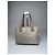 Vintage Chanel Monogramm Canvas Leder Tote Bag Beige Braun - Ansicht 8