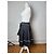 Gonna Vintage Courreges Nera Bianca 36/S Nero - vista 2