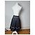 Gonna Vintage Courreges Nera Bianca 36/S Nero - vista 3