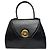 Vintage Givenchy Schlangenprägung Lederhandtasche Schwarz