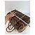 Vintage Louis Vuitton Monogramm Leder Reisetasche Braun - Ansicht 10