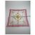 Autre Marque Écharpe Vintage Celine Épée et Bouclier Blanc Rose - vue 7