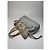 Triomphe Céline Vintage Celine Monogram Handtasche Beige Blau Weiß - Ansicht 9