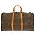 Borsa Keepall Louis Vuitton in tela Monogram 50 Marrone