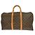 Borsa Keepall Louis Vuitton in tela Monogram 50 Marrone - vista 2
