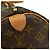 Borsa Keepall Louis Vuitton in tela Monogram 50 Marrone - vista 4