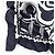 Foulard in seta Coupe Tatouage Hermès Blu navy - vista 4