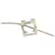 Collier Hermès Carge d'Ache H Cube Métal Bleu Clair Argenté  - vue 7