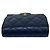 Cartera tri-fold de cuero caviar Matelassé Coco de Chanel Azul marino - vista 3