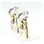 Orecchini O'Kelly Swift gialli Hermès Metallico - vista 2