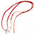 Bracciale in seta Saul di Hermès Arancione - vista 3
