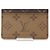 Tarjetero Monogram Reverse Louis Vuitton Castaño