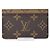 Tarjetero Monogram Reverse Louis Vuitton Castaño - vista 3