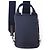 Custodia per smartphone/Borsa a spalla Prada Re-Nylon x Pelle Marrone scuro Blu navy - vista 3